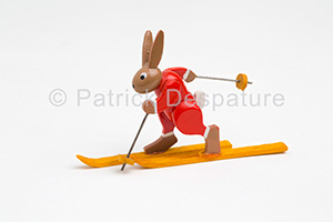 Mes jouets sports d'hiver, Patrick Despartures Collection, Kaninchen auf Skiern
