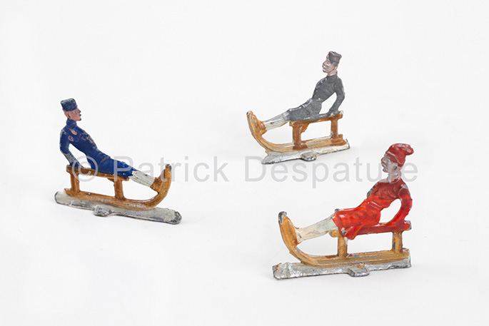 Mes jouets sports d'hiver, Patrick Desparture Collection, Sitzende Rodler