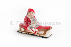 Mes jouets sports d'hiver, Patrick Desparture Collection, Sitzende Rodlerin