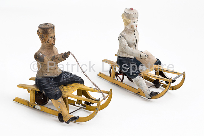 Mes jouets sports d'hiver, Patrick Desparture Collection, Sitzende Rodler