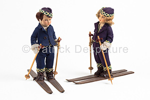Mes jouets sports d'hiver, Patrick Despartures Collection, Skifahrerpuppen