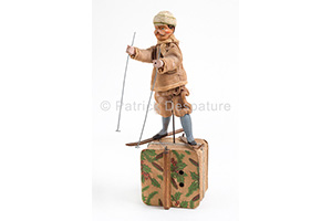 Mes jouets sports d'hiver, Patrick Despartures Collection, Skifahrer an der Konzertina